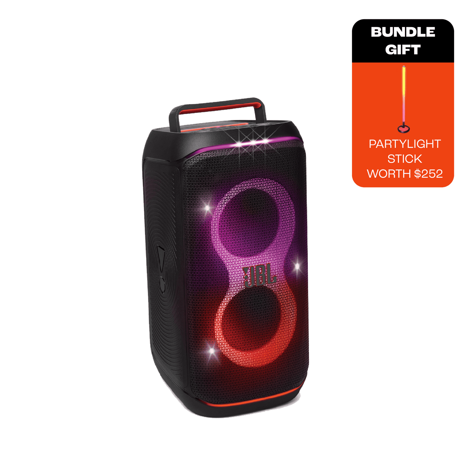 JBL PartyBox Stage 120 + JBL Party Light Sticks