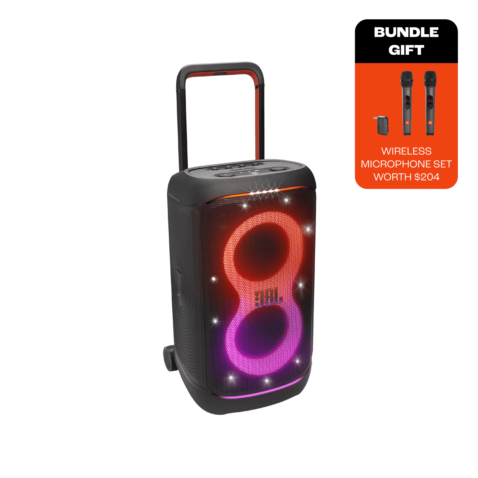 JBL PartyBox 520 + JBL Wireless Microphone