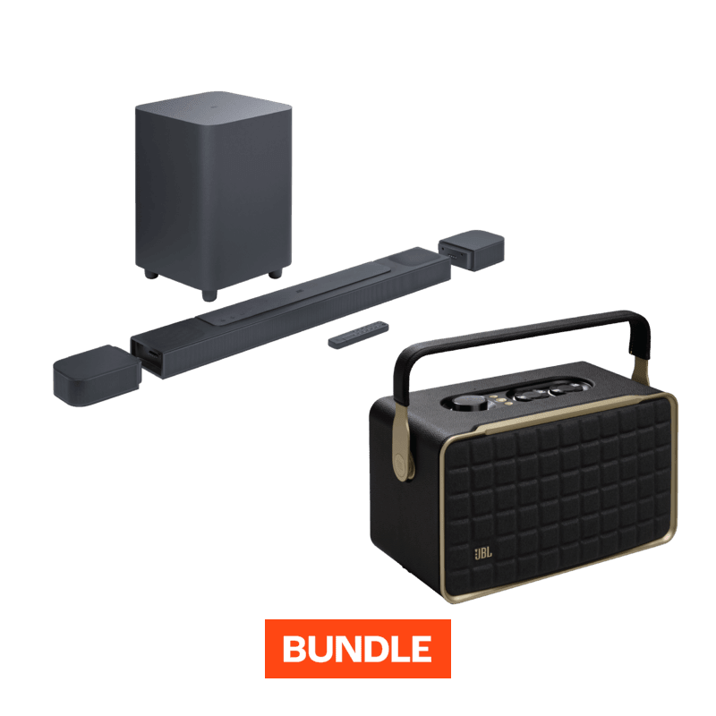 JBL Authentic 300 + JBL Bar Pro 800