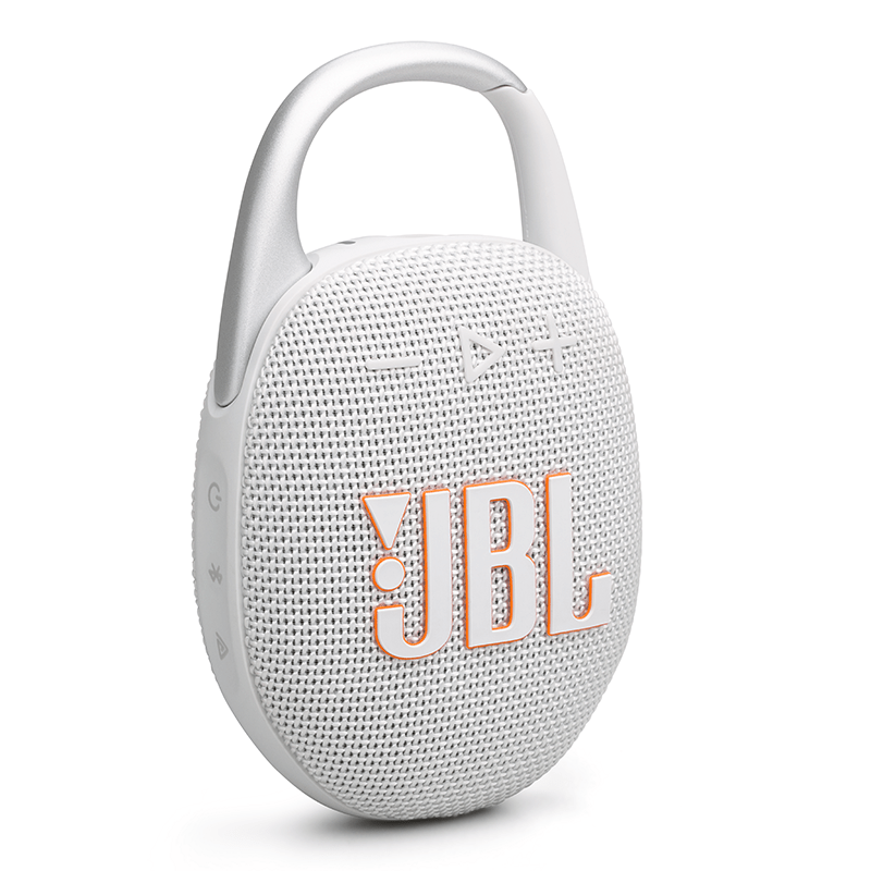 JBL Clip 5 Grey Portable Waterproof Speaker Hero photo