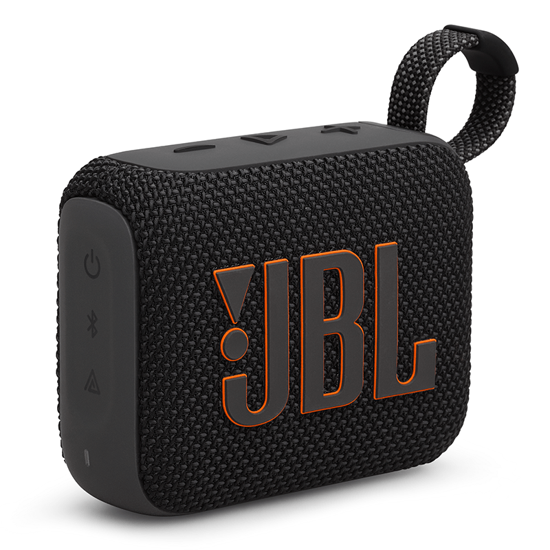 JBL Go 4 Black Portable Bluetooth Speaker Hero photo
