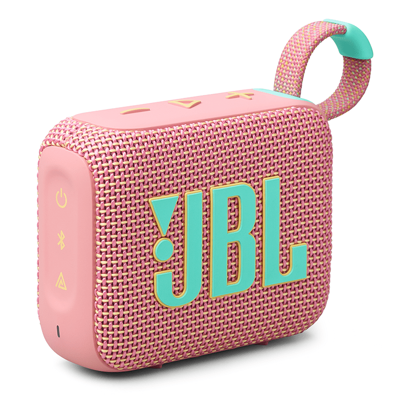 JBL Go 4 Funky Pink Portable Bluetooth Speaker Hero photo