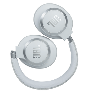 JBL Live 660NC Headphones White Folded Photo