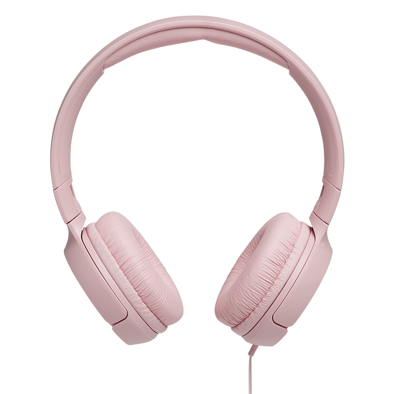 JBL Tune 500 Headphones Pink Front side Photo