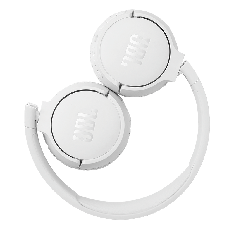 JBL Tune 660NC Headphones White Folded Photo