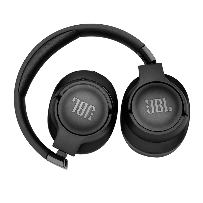 JBL Tune 710BT Headphones Black Folded Photo