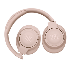 JBL Tune 710BT Headphones Blush Folded Photo