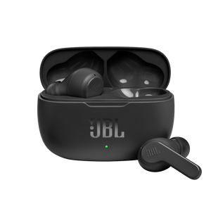 JBL Wave Vibe 200TWS Earbuds Black Hero photo