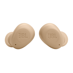 JBL Wave Vibe Earbuds Beige Front View photo