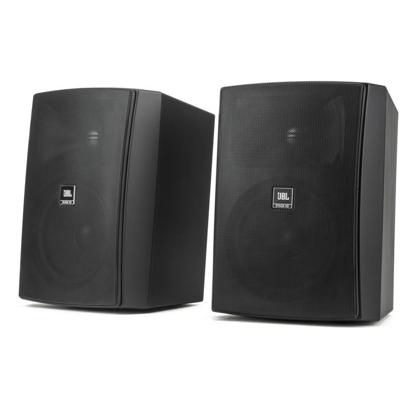 JBL Stage XD 6 Speakers Black in Angled Pair photo