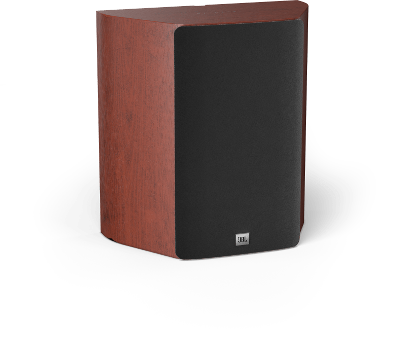 JBL Speaker Red Wood in Side View with Fabric photo