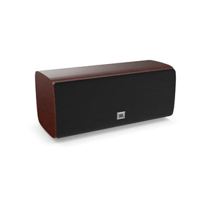 JBL Studio 625C Red Wood Side View with Fabric photo