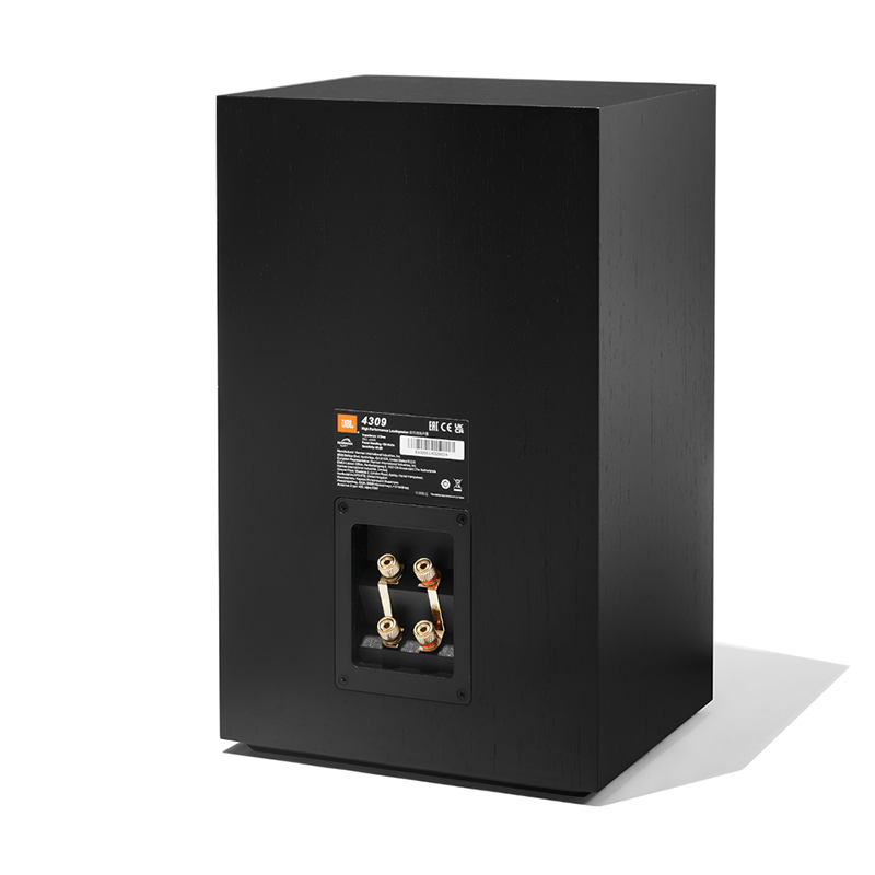 JBL 4309 2-Way Studio Monitor Bookshelf Loudspeaker Rear of Black version Photo