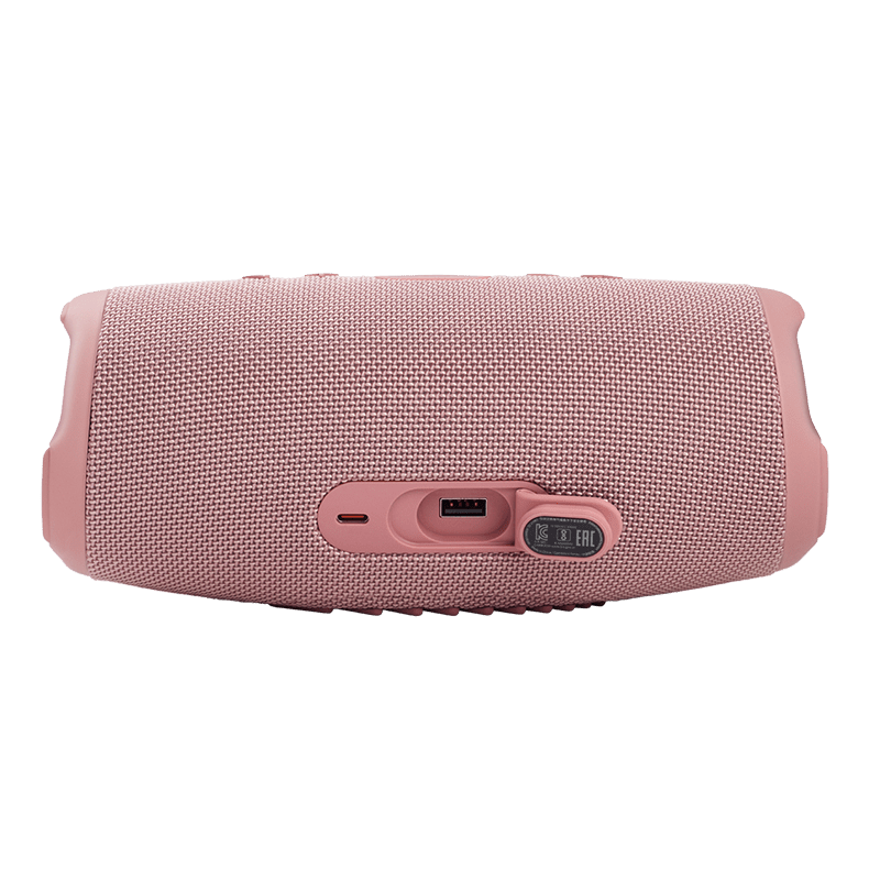 JBL Charge 5 Pink Speakers Back Panel Open Photo