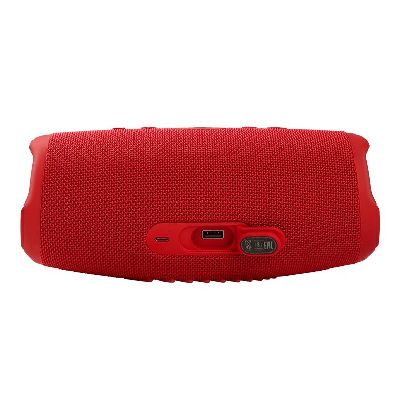 JBL Charge 5 Red Speakers Back Panel Open Photo