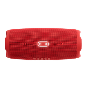 JBL Charge 5 Red Speakers Top View Photo