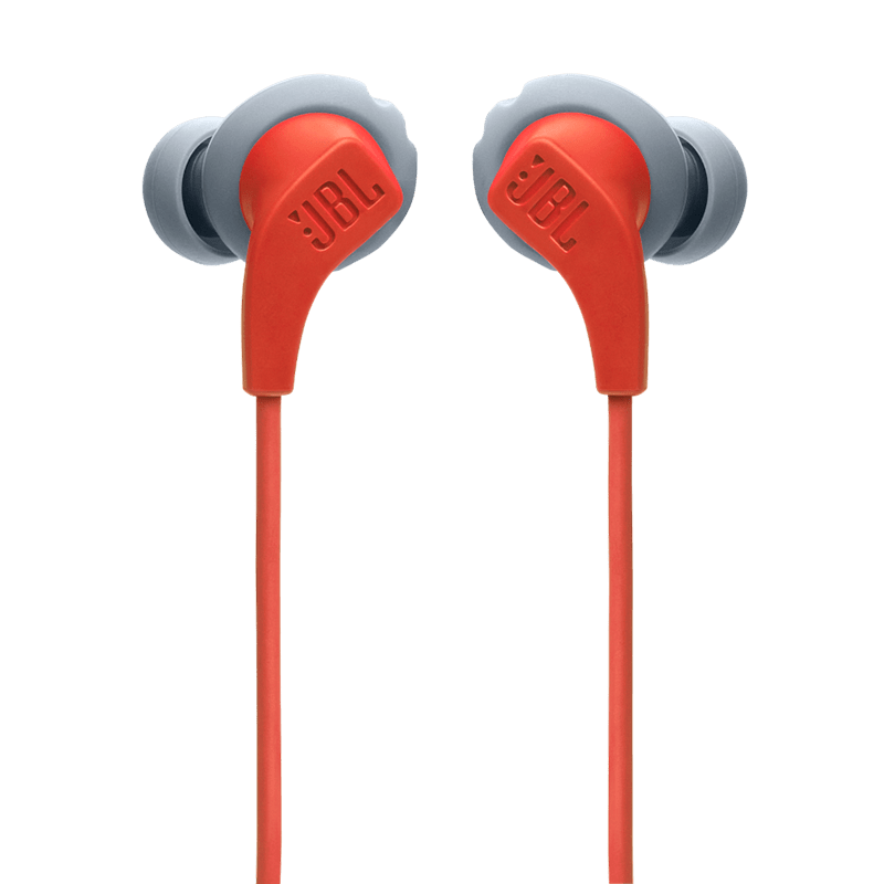 JBL Endurance 2 Wired Earphones Coral Front View Photo