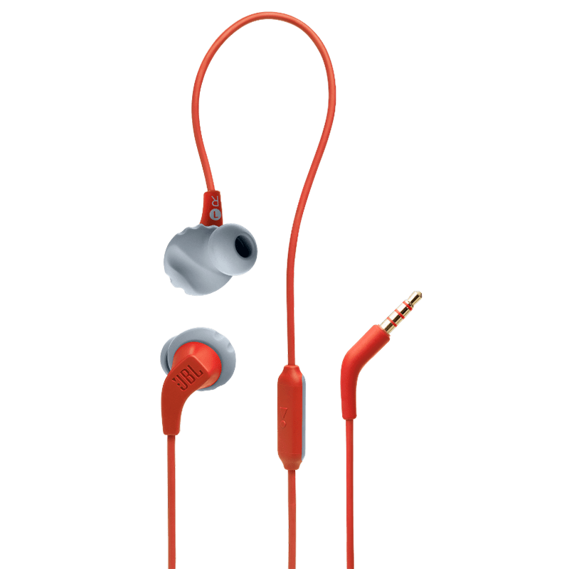 JBL Endurance 2 Wired Earphones Coral Hero Photo