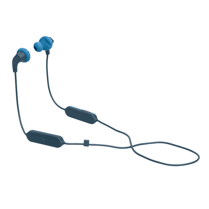JBL Endurance 2 Wireless Earphones Blue Hero Photo