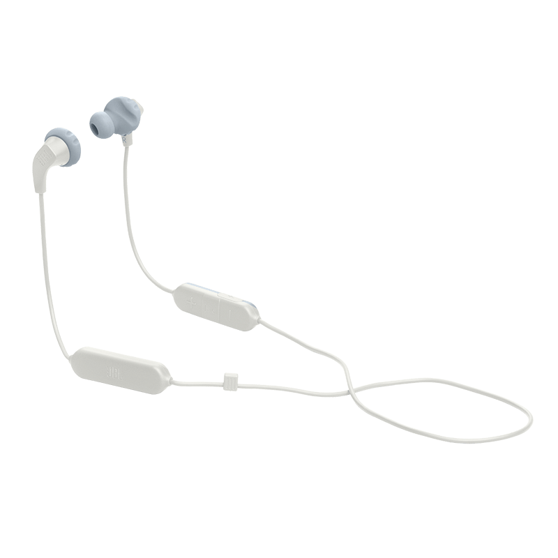 JBL Endurance 2 Wireless Earphones White Hero Photo