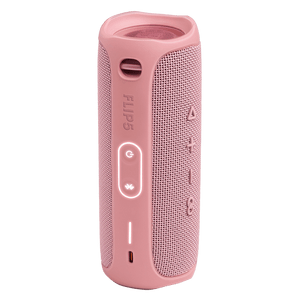 JBL Flip 5 Speaker Dusty Pink Back View Photo