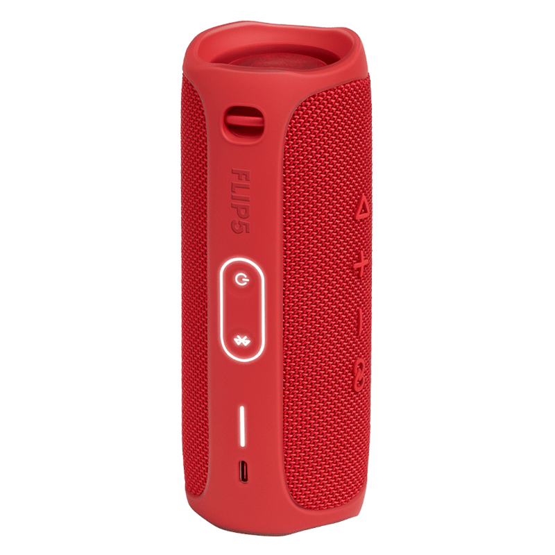JBL Flip 5 Speaker Fiesta Red Back View Photo