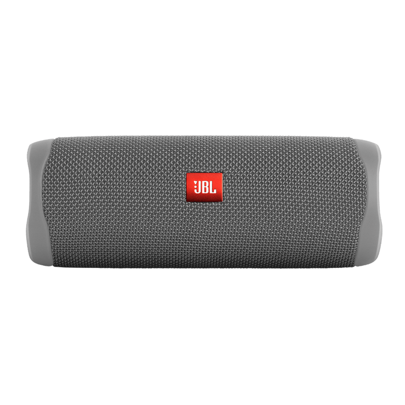 JBL Flip 5 Speaker Grey Stone Front View Photo