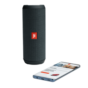 JBL Flip Essential Speaker and Phone Photo