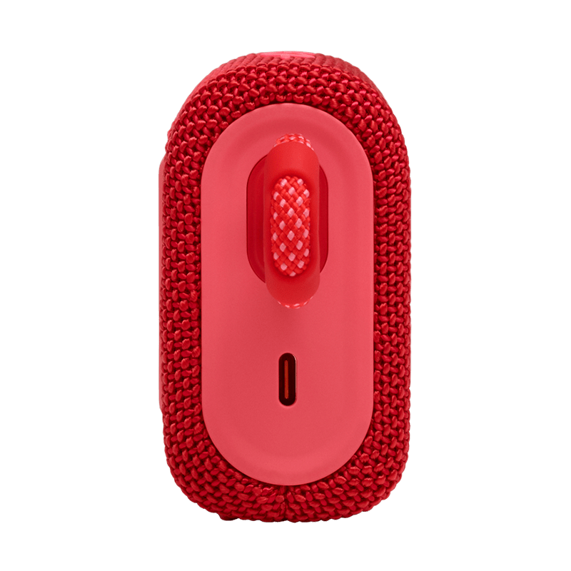 JBL Go 3 Red Speakers Left View Photo
