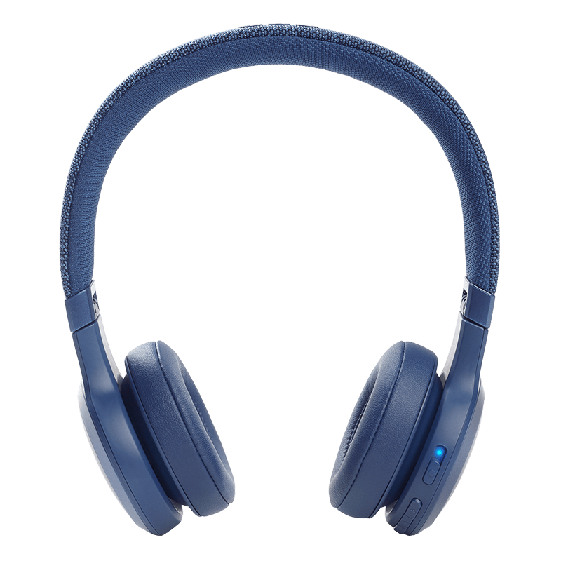 JBL Live 460NC Headphones Blue Back side Photo