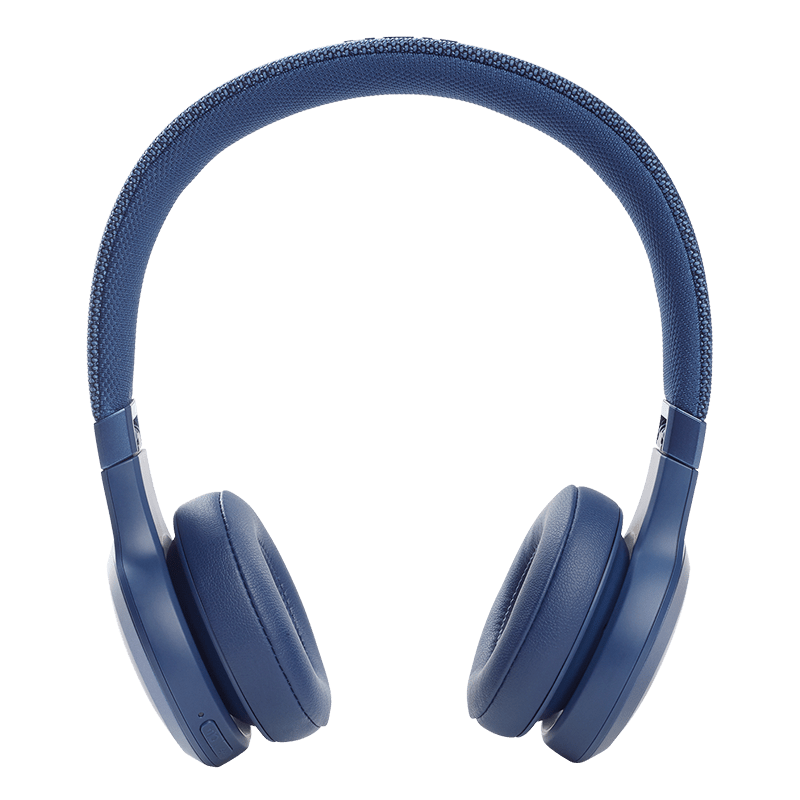 JBL Live 460NC Headphones Blue Front side Photo
