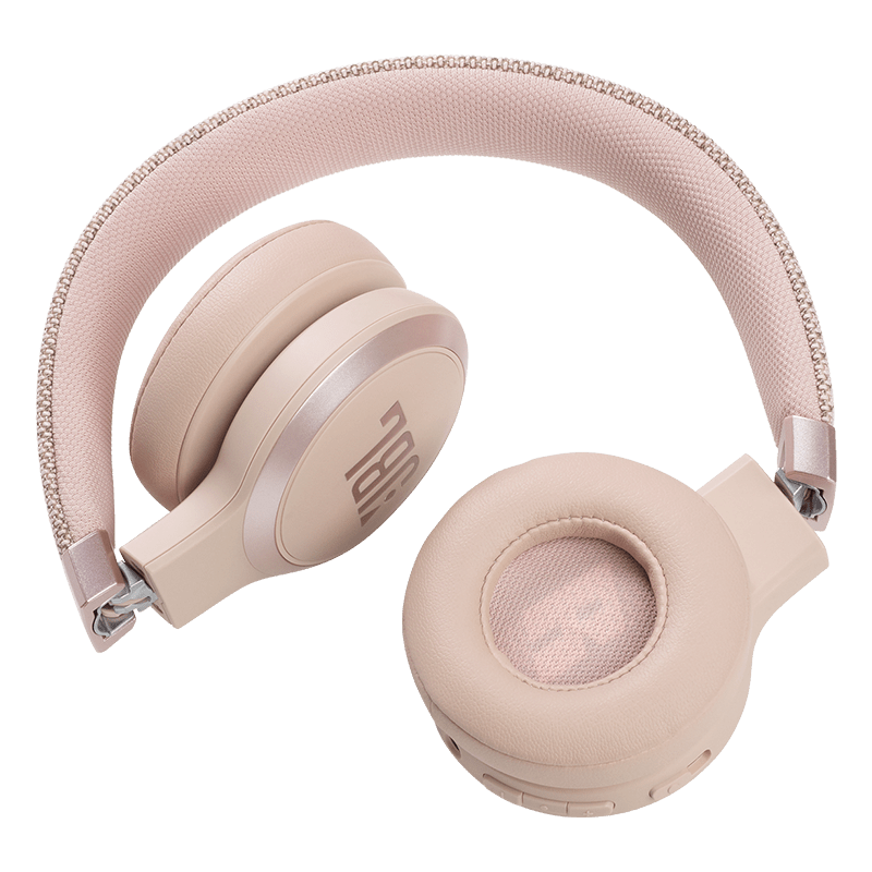 JBL Live 460NC Headphones Pink Cushion Photo