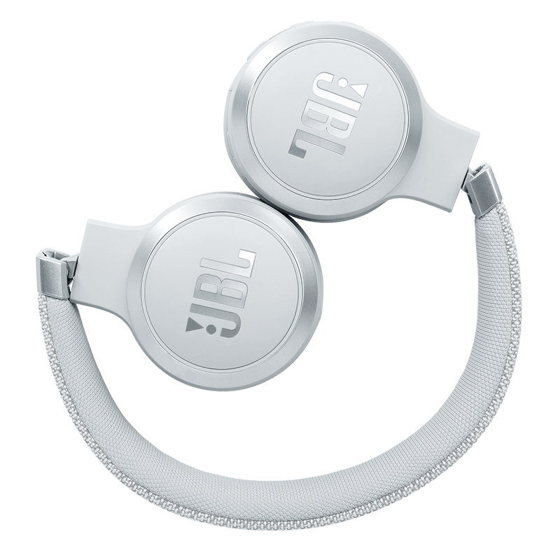 JBL Live 460NC Headphones White Folded Photo