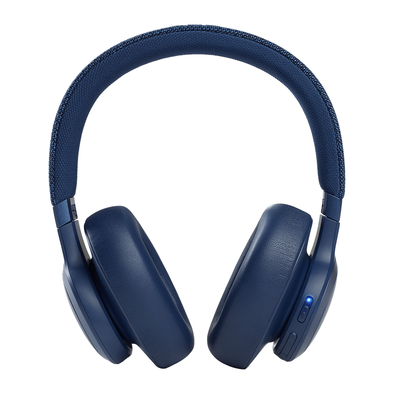 JBL Live 660NC Headphones Blue Back side Photo