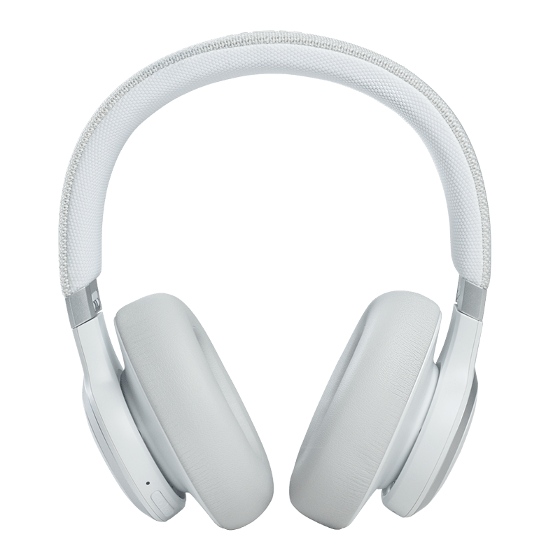 JBL Live 660NC Headphones White Front side Photo