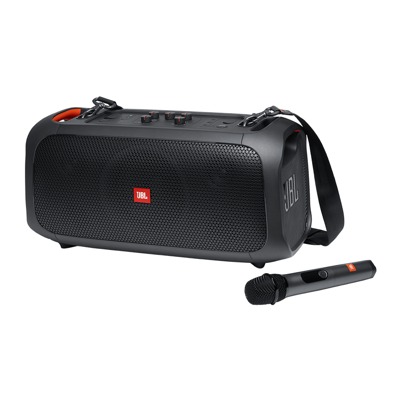 JBL Partybox On The Go (OTG) Off with One Microphone Photo