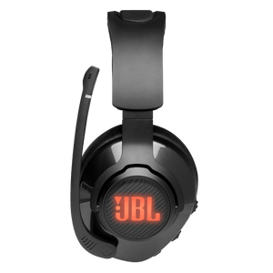 JBL Quantum 400 Headphones Side with Mic Up Photo