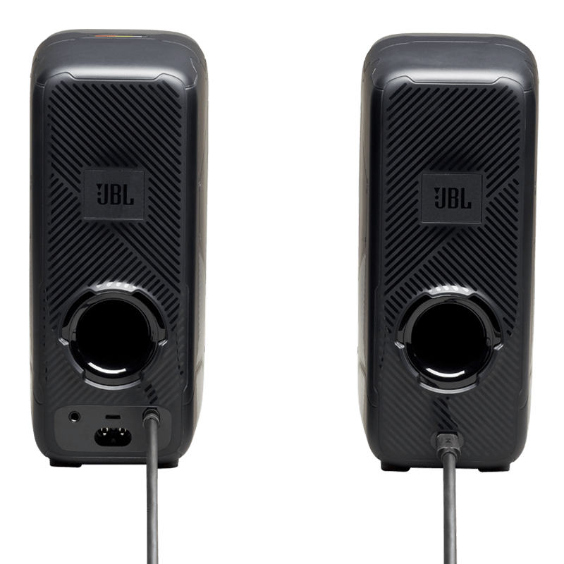 JBL Quantum Duo Speaker Back View Photo