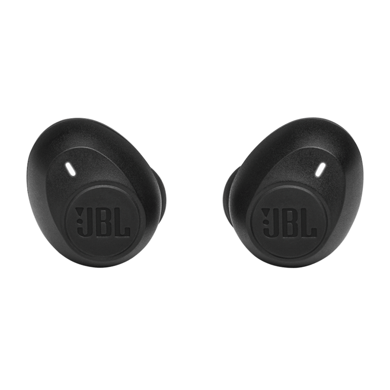 JBL Tune 115TWS Earbuds Black Front View Photo