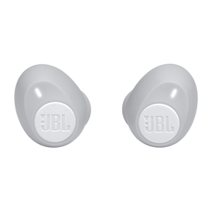 JBL Tune 115TWS Earbuds White Front View Photo