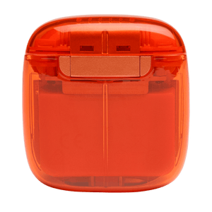JBL TUNE 225TWS Earbuds Ghost Orange Case Back View Photo