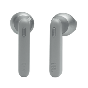 JBL TUNE 225TWS Earbuds Grey Front View Photo