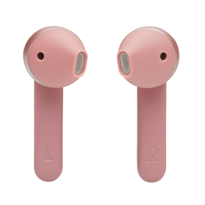 JBL TUNE 225TWS Earbuds Pink Back View Photo