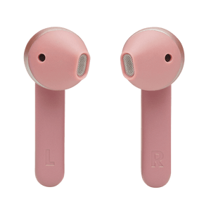JBL TUNE 225TWS Earbuds Pink Back View Photo