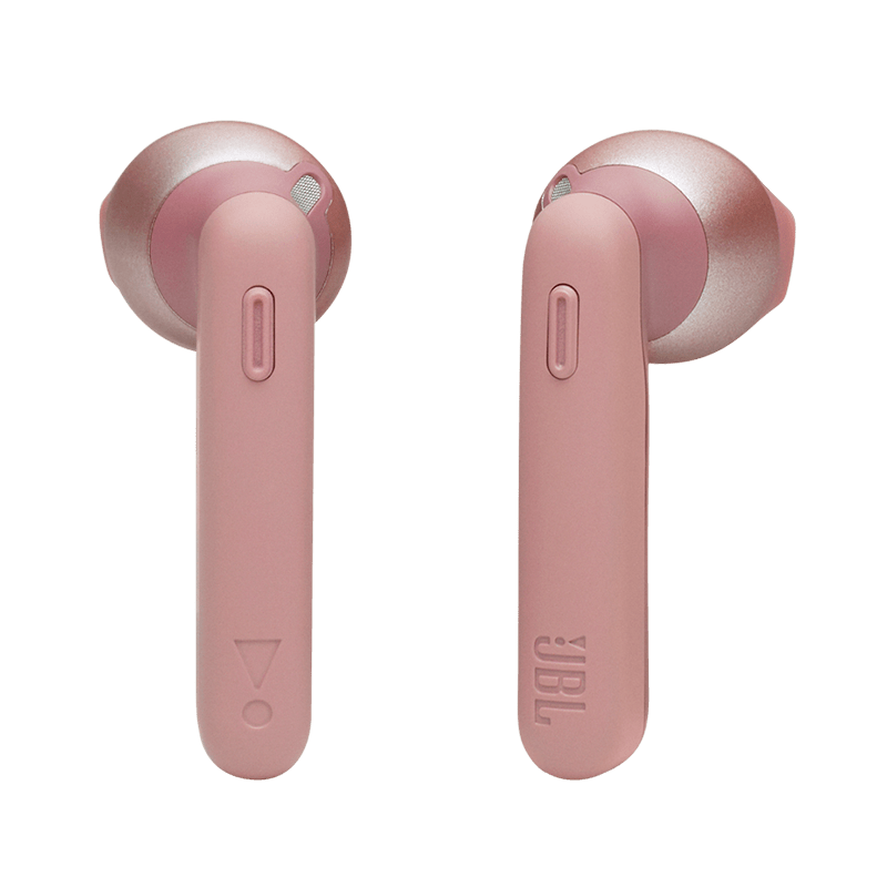 JBL TUNE 225TWS Earbuds Pink Front View Photo