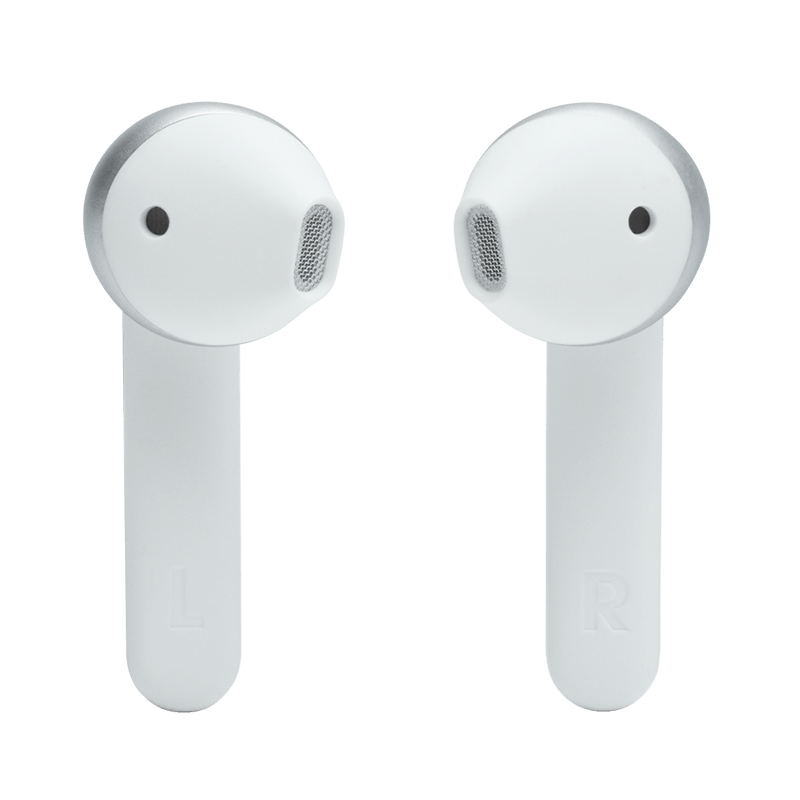 JBL TUNE 225TWS Earbuds White Back View Photo