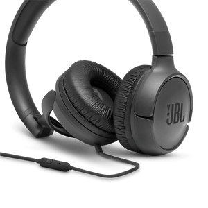 JBL Tune 500 Headphones Black Details Photo