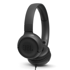 JBL Tune 500 Headphones Black Hero Photo
