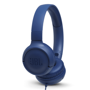 JBL Tune 500 Headphones Blue Hero Photo