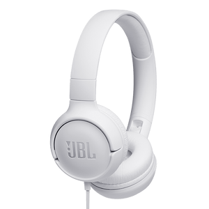 JBL Tune 500 Headphones White Hero Photo